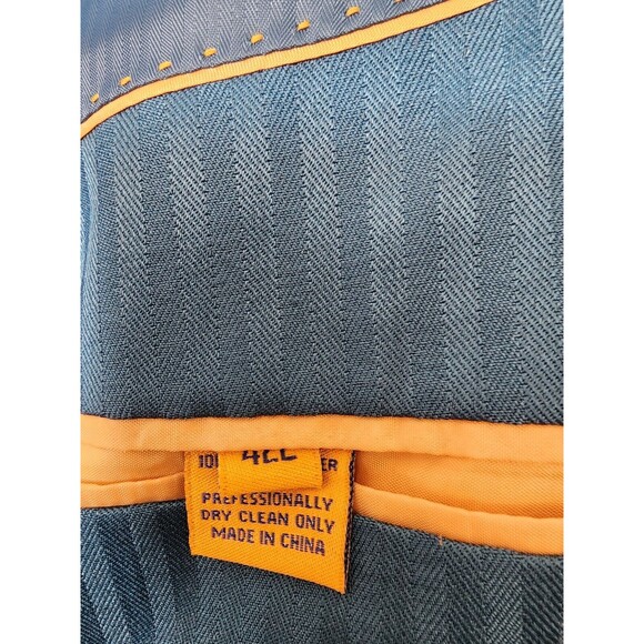 Ferera Teal Green 3 Piece Suit Mens Size 42L NEW Dapper Gentleman - Picture 13 of 16